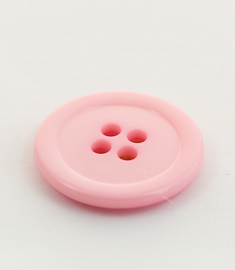 Clown Button 4 Hole Size 54L x10 Baby Pink